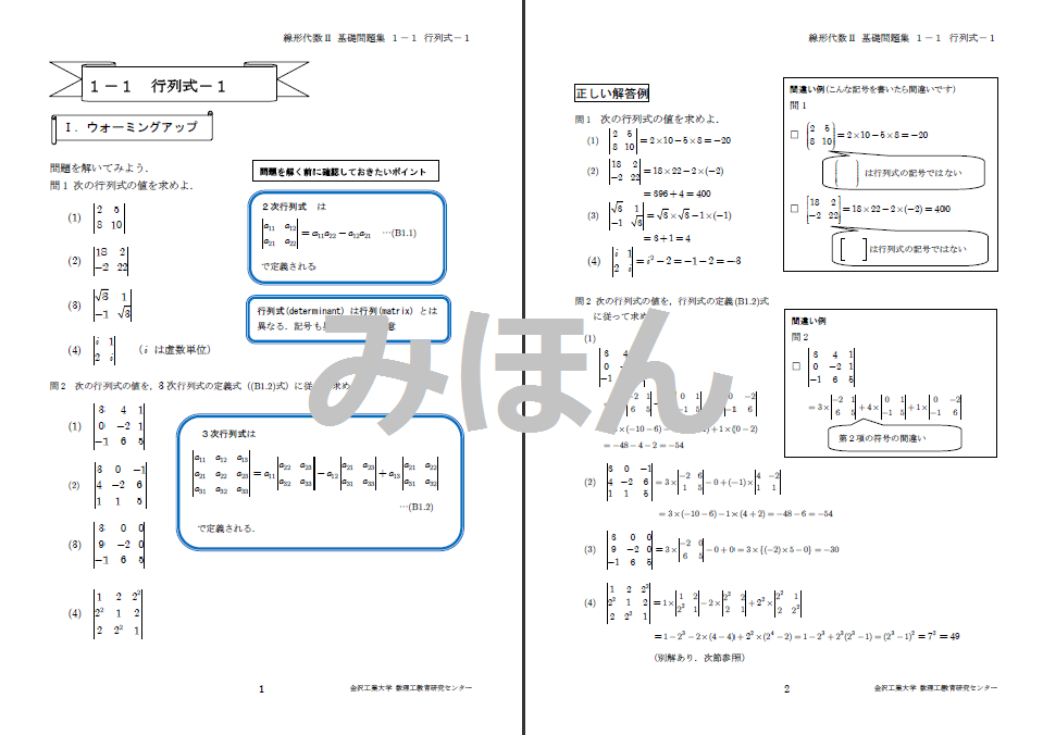 問題集 副読本