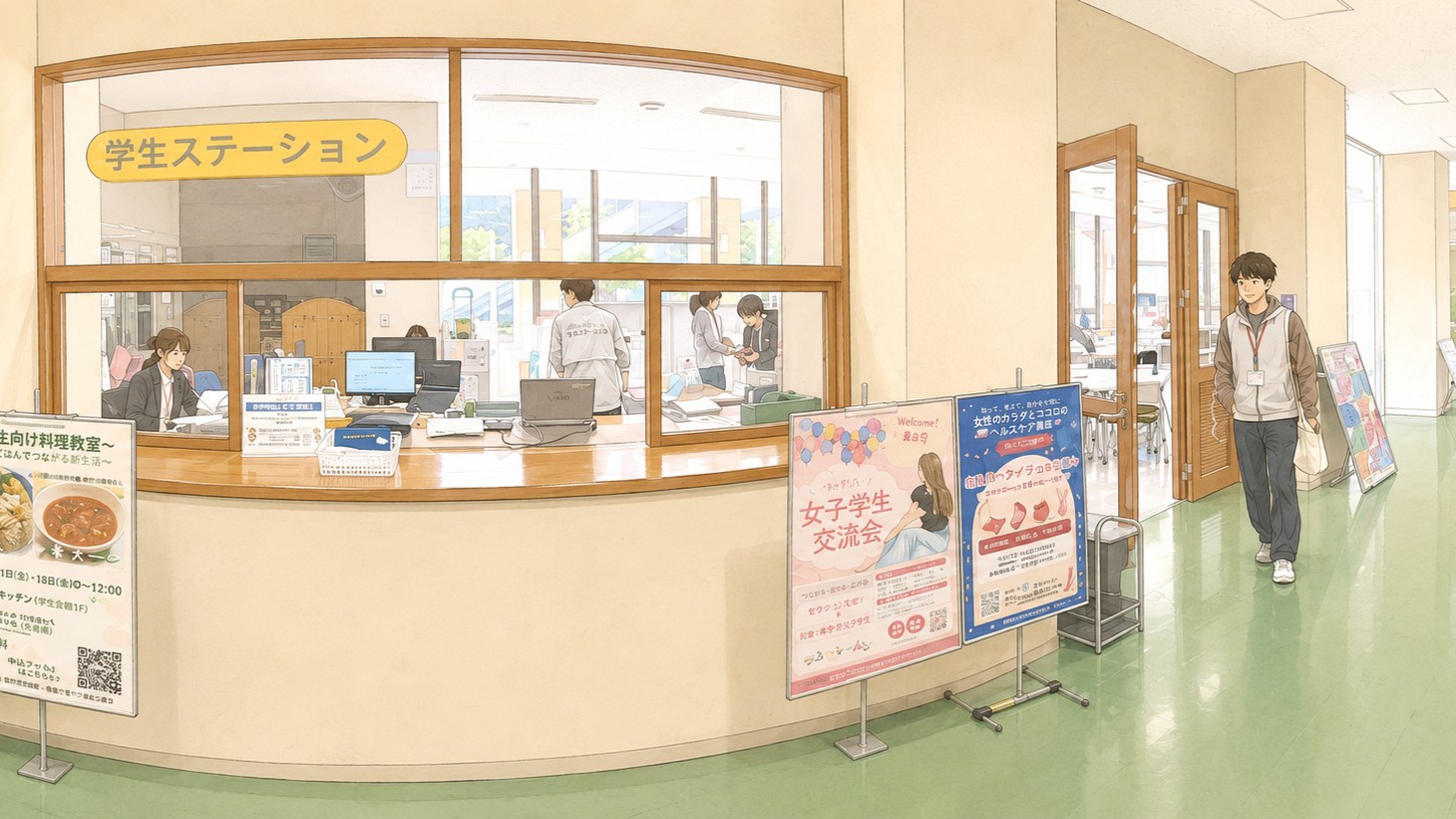 23号館1階 学生ステーションのイメージ