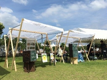 野々市市富奥のマルシェイベンTOMICHEでの空間デザインと出店