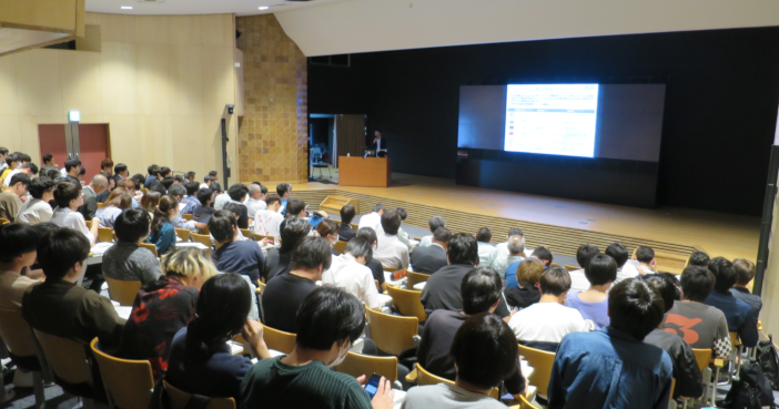 令和元年5月24日にイノベーションホールで行われた第1回目空間情報セミナーの模様