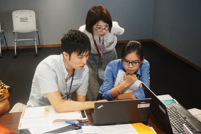 事前学習の様子
