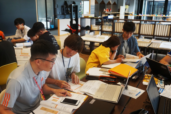 事前学習の様子