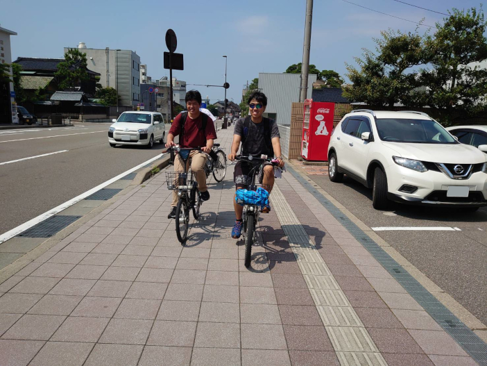 まちのりで市内を観光（イメージ）