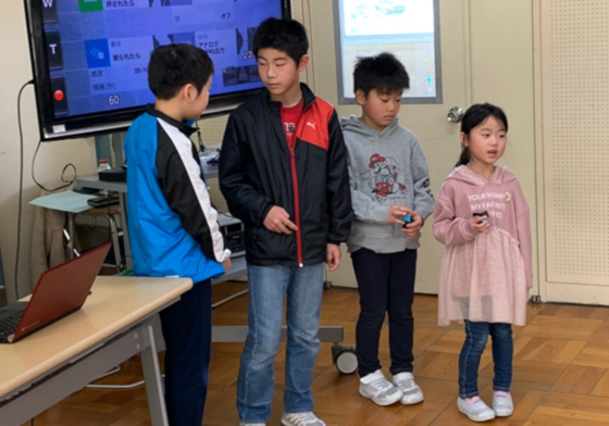 発表も児童自身で行った
