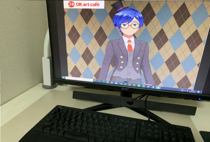 プロジェクトメンバーが遠隔操作するアバターのイメージ