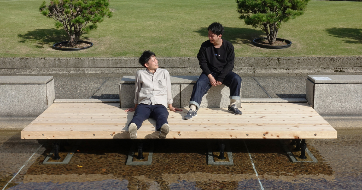 建築学科の竹内研究室が作品「水床(みなどこ)」をライブラリーセンター