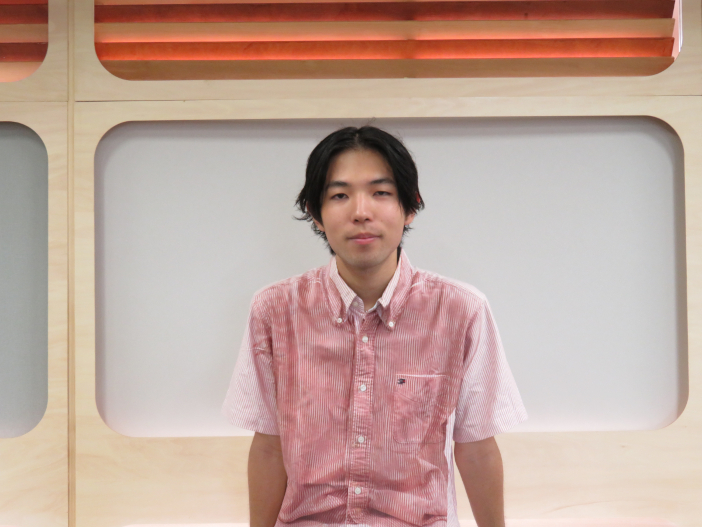 システムサポートで6か月間、XR開発に取り組む工学部情報工学科3年の石村 諒さん