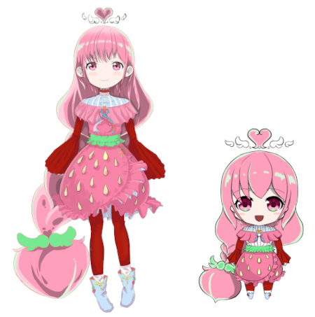 採用された新「うららちゃん」（メディア情報学科4年　吉村　聖隆さん作）