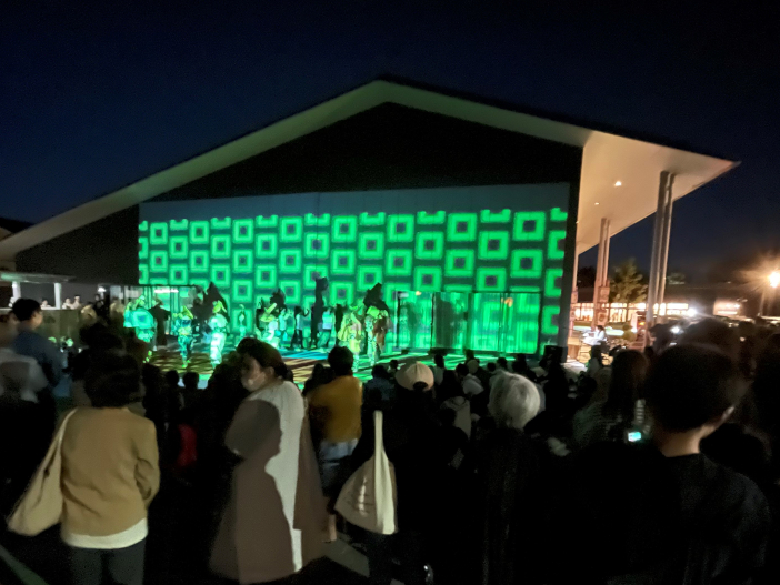 野々市じょんから踊りとプロジェクション②