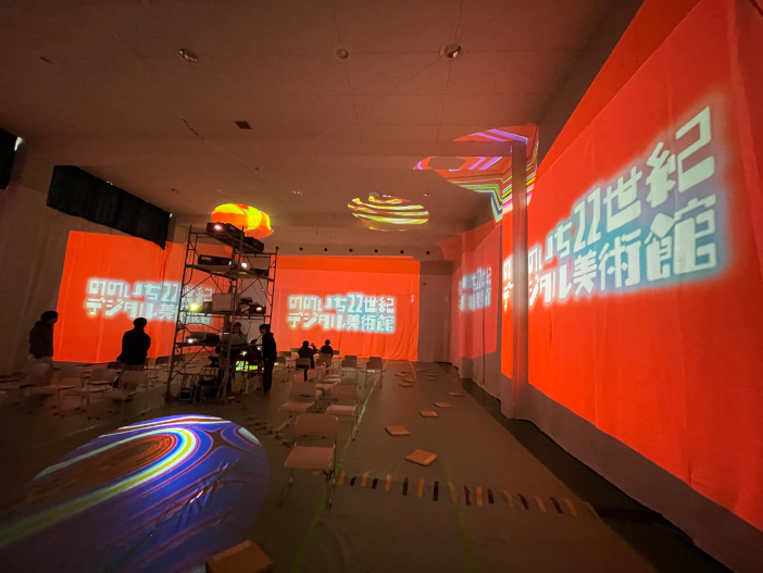 ののいち22世紀デジタル美術館の館内風景