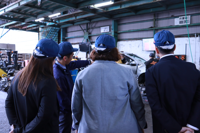 SDGsに先進的に取り組む会宝産業株式会社（自動車リサイクル事業）への視察