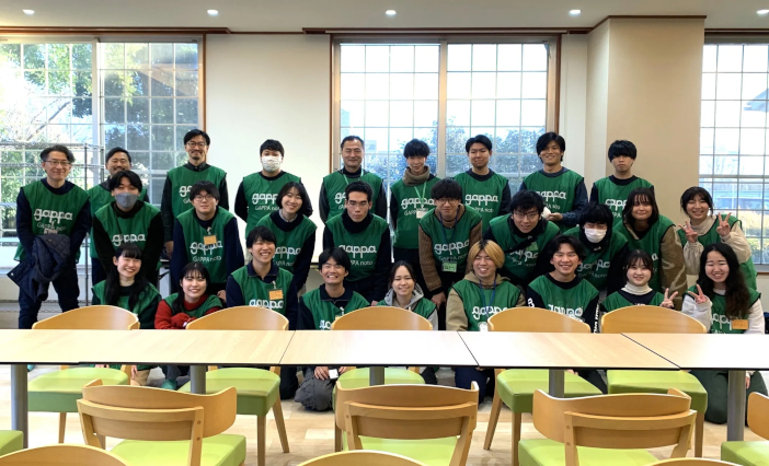2024年12月15日珠洲市蛸島集会場にて<br>（GAPPAnoto WEBサイト<a href="https://gappanoto.jp" target="_blank">https://gappanoto.jp</a> より）