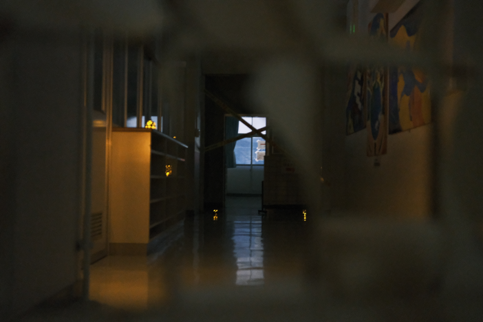 小学校全体がお化け屋敷の舞台となった