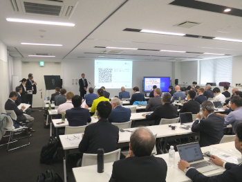 各企業のプレゼンテーション　ICCにて