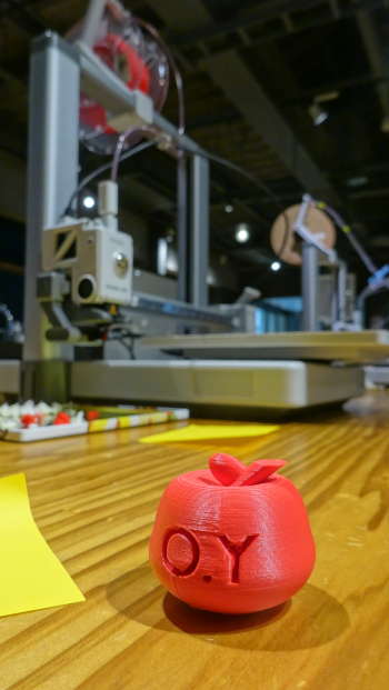 完成した作品。約30分で仕上がった<br>　