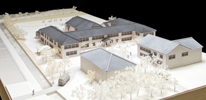 完成した建築模型作品 完成した建築模型作品