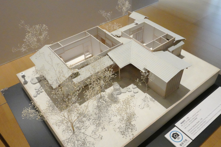 展示されている一種庵の1/20模型 展示されている一種庵の1/20模型