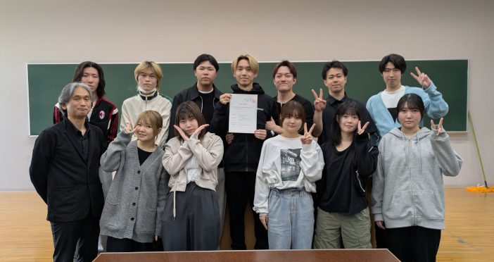 「未来の高峰譲吉博士は君だ!発酵産業活性化プロジェクト」の皆さん 「未来の高峰譲吉博士は君だ!発酵産業活性化プロジェクト」の皆さん