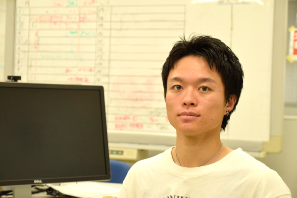 「ISTAT」奨学金に採択された大学院1年 井内琉泰さん 「ISTAT」奨学金に採択された大学院1年 井内琉泰さん