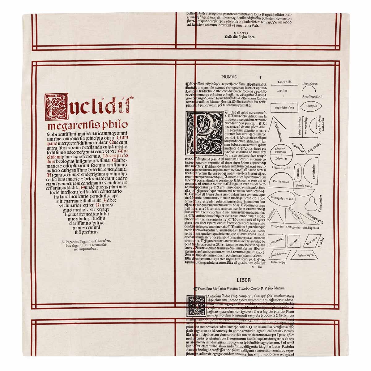風呂敷 D. エウクレイデス『原論』1509年